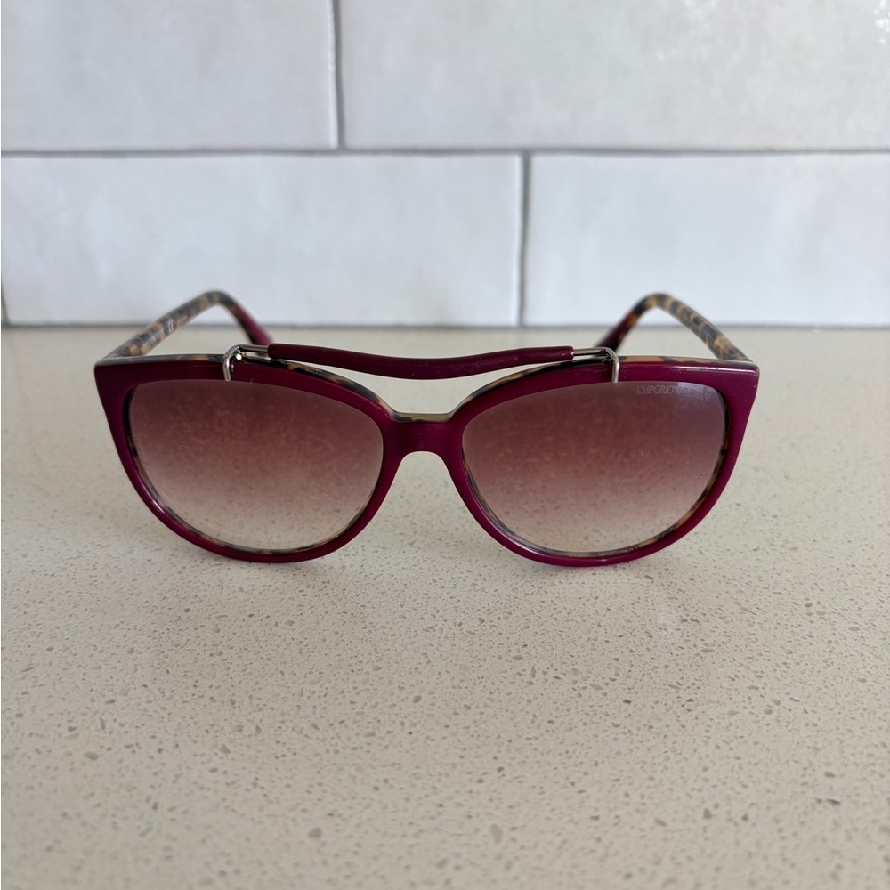 EMPORIO ARMANI EA4039 sunglasses in the colorway 5265/1 burgundy